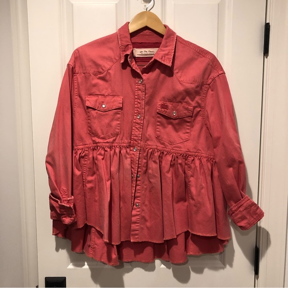 We the Free Dylan Pink Babydoll Top - Picture 4 of 7